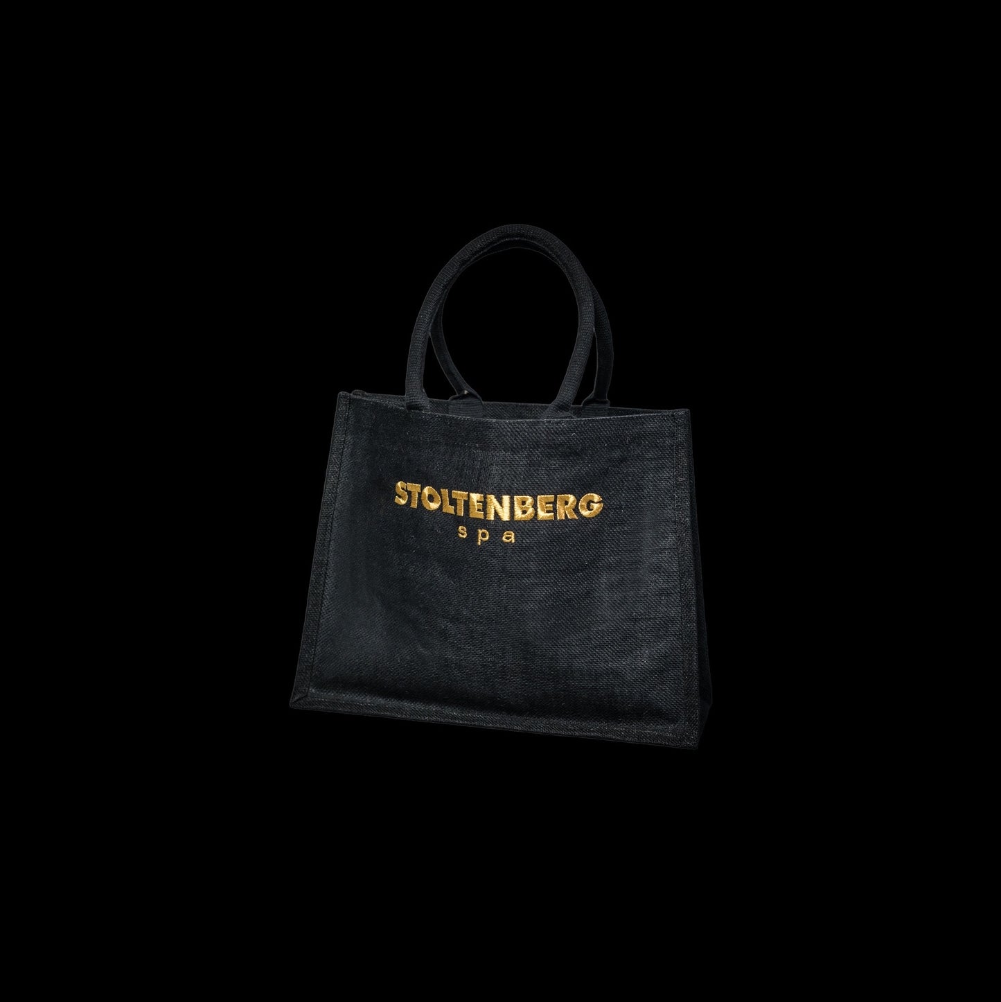Jutetasche mit Stick
